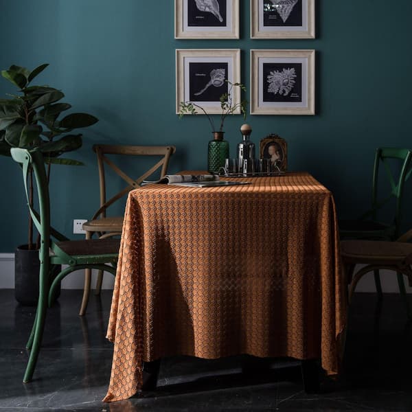 Rektangulær Duk Lin-effekt Flekkbestandig Vanntett 100x150cm Vaskbar, Elegant Duk