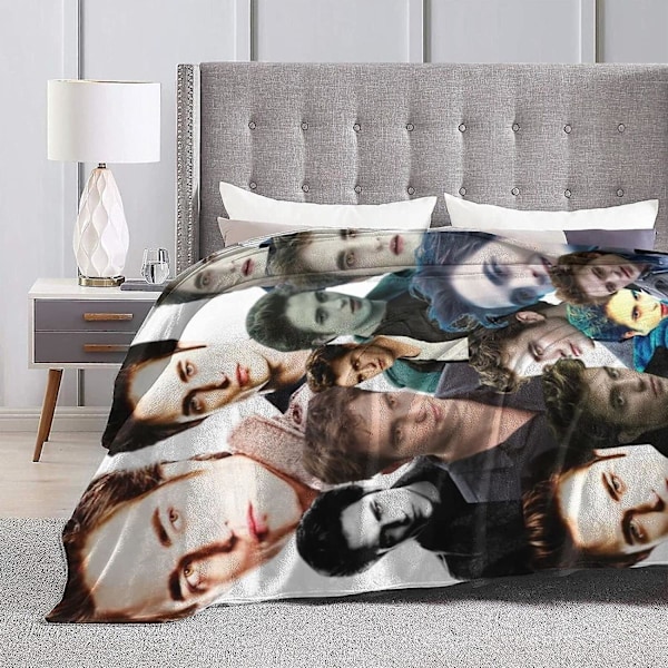 Edward Cullen Multifunksjonell teppe, supermykt, fluffy, varmt, koselig, plysj, tykt, for barneseng sofa