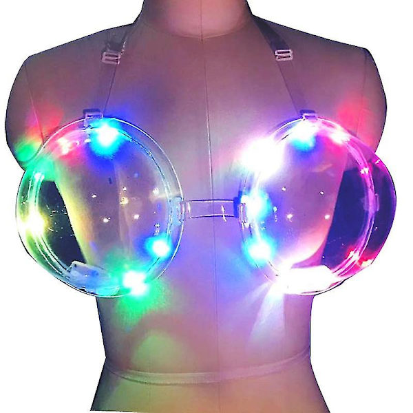 LED-valoja lähettävä rintaliivi Cocktail Bras Bar