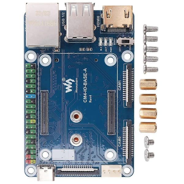 CM4 Udvidelseskort til Compute Module 4 Mini Basic Udvidelseskort Compute Module Core Board