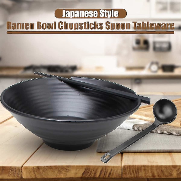 950 ml japanska Ramen-skålar och ätpinnar Hushållsredskap