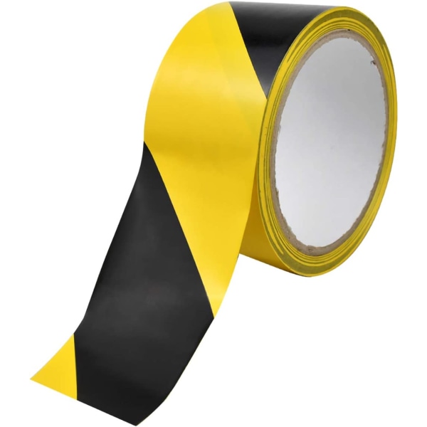 33m x 48mm fare advarselstape gul svart advarselstape bar