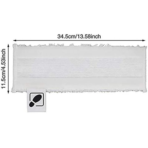 2 stk. Mikrofiberklud til Karcher Sc2 Sc3 Sc4 Sc5 Easyfix S