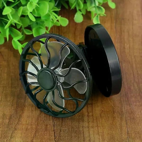 Hat Ventilator Køle Clip-On Køler Solenergi Solcelle Camping Vandring Blæser Bevægelig Luftblæser Til Camping Vandring Fiskeri
