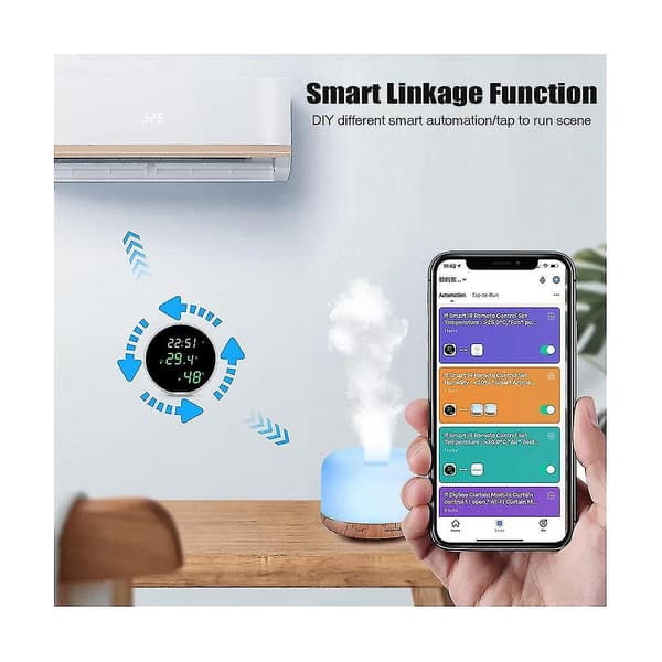 Wifi Romtermometer Innendørs Hygrometer: Smart Temperatur H