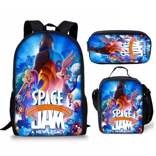 3 kpl/setti jalkapallo tähti reppu opiskelija koululaukku 17 backpack