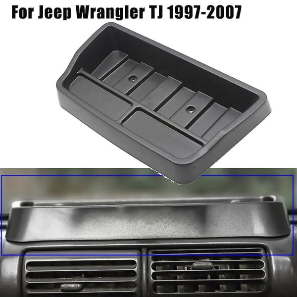 For Jeep Wrangler Tj 1997-2007 Car Center Console Dash Tray Dashboard Storage Box Organizer Mobile Phone Car Key Bracket Holder