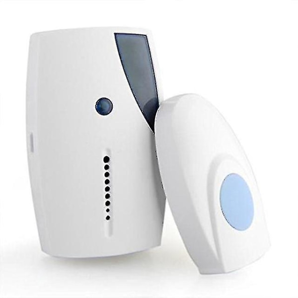 Wireless Doorbell Welcome Bell Intelligent Home Alarm Waterproof Button White