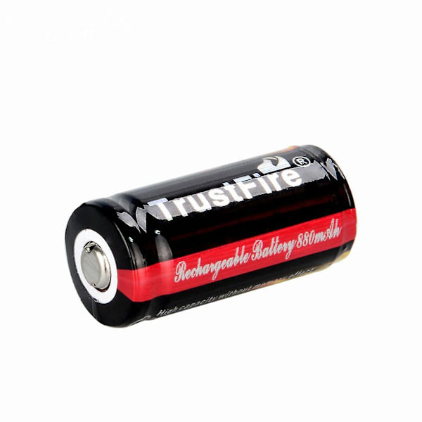 2 st 16340 Li-ion Uppladdningsbart Batteri 2800mAh CR123A 3.7V