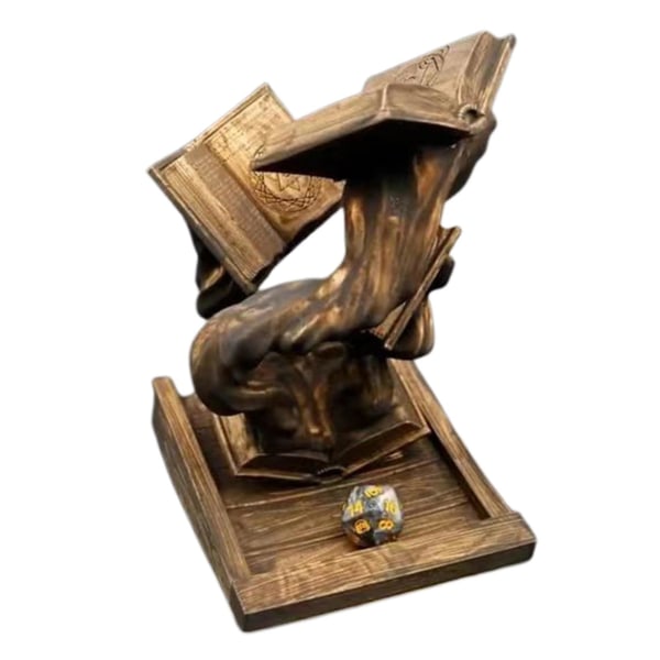 Heta erbjudanden-tomes Of Magics Dice Tower Magics Dice Tower Big Book Dice Tower Prydnader Ny wood