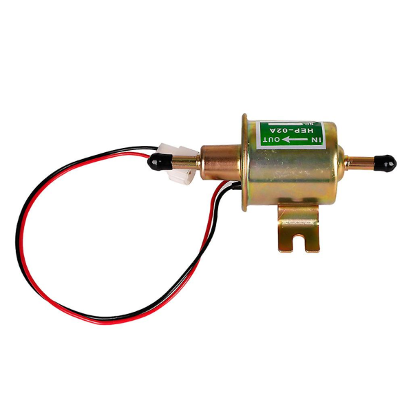 Hep-02a Ny gasbränslepump Inline lågtrycks elektrisk bränslepump 12v