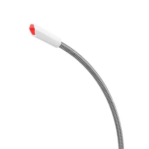Mini-mikrofonin USB / 3,5 mm kondensaattorimikrofoni PC-tietokoneelle F12 valkoinen 3,5 mm