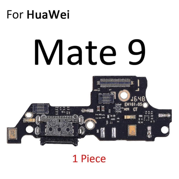 Laddningsport Kontaktkortsdel Flexkabel med mikrofonmikrofon för Huawei Mate 20 X 10 9 Pro Lite P Smart Plus 2019 2020 2021