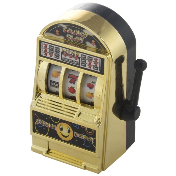 Mini Casino Jackpot Fruit Spilleautomat Money Box Game Toy Adult Decompression Toys Spilleautomat Toy