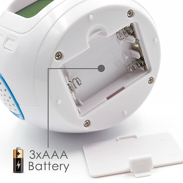 Digitalt display projektorur med snooze-funktion