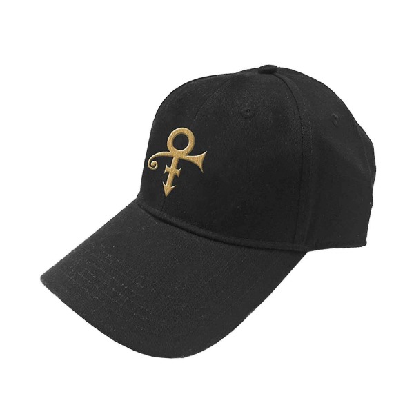 Prince Baseball Cap Gold Symbol new Official Black Unisex