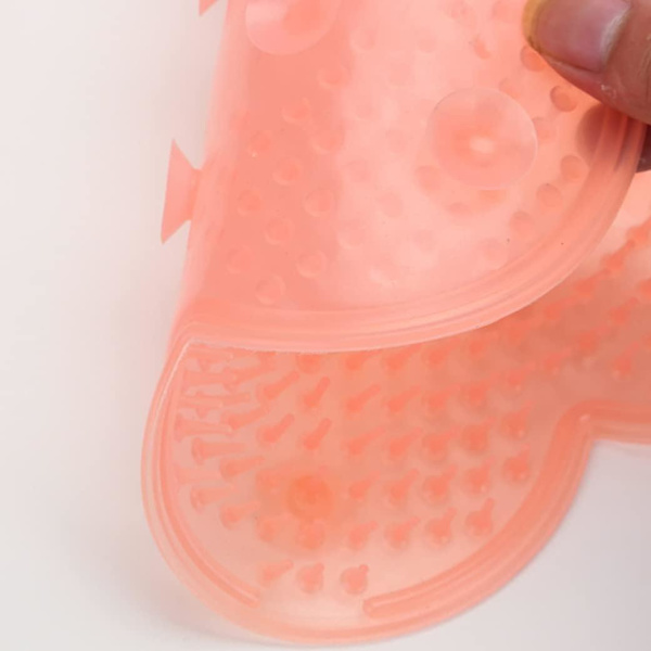 Dusj fotmassasje vaskemiddel matte pad sklisikker badekar fot skrubber silikon lat badekar massasje pad blå