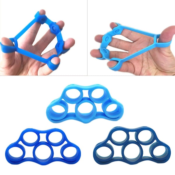 Silikon Håndgrep Håndledd Finger Gripper Trener Hjem Ekspander Utstyr Verktøy
