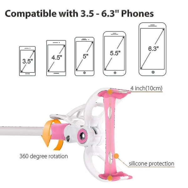 Kamerahållare, universell babymonitorhållare, mobiltelefonhållare, kompatibel med
