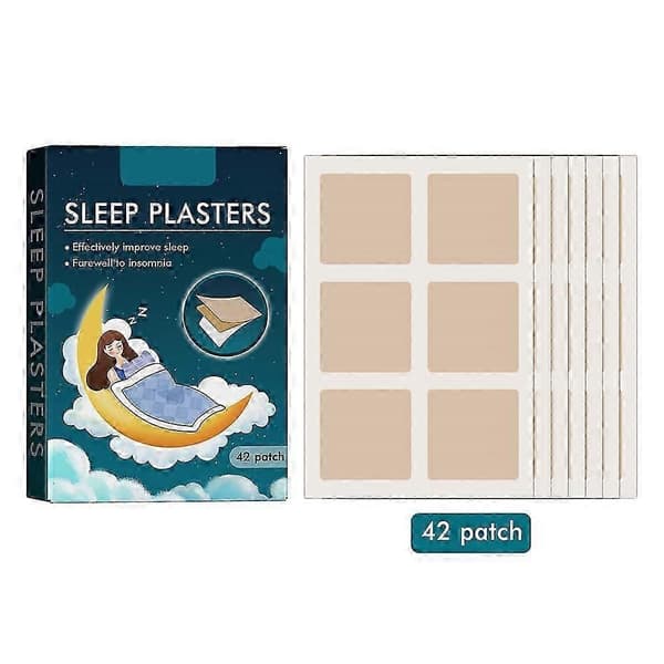 42 stk/eske søvnplaster for menn og kvinner, helt naturlig dyp søvnhjelp 2box
