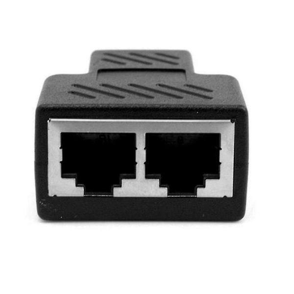 Praktisk Rj45 Splitter Adapter Port Cat5/6 Lan Ethernet Cab
