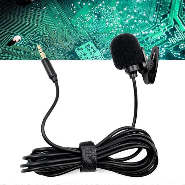 Lavalier Mikrofon Mic Stereo Audio Mini Kablet Mikrofon 3,5 mm Stik til Lydkort Kamera PC Desktop Computer 3 Meter