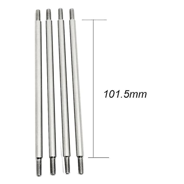 8 stk For Trx4 Rustfritt Stål Chassis Styrestang For 1 / 10 Rc