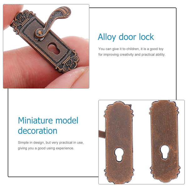Kidcraft Leksakssats Miniatyr Leksak Miniatyr Dörrlås Dekoration