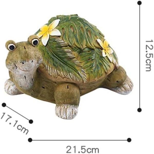 Skildpadde Statue, Have Dekoration Statue, Vejrbestandig Harpiks Have Dekorationer til Terrasse, Balkon, Have, Plæne, Unik Housewarming Gave.