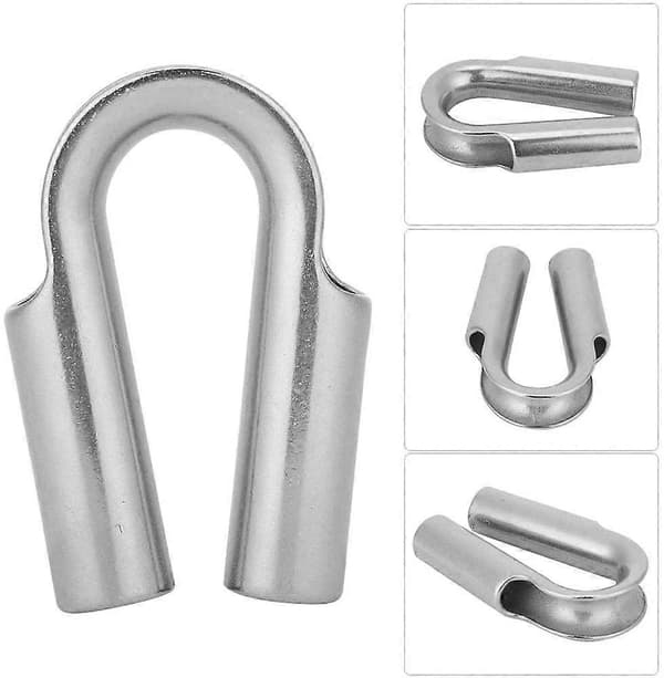 Taukaus rustfritt stålrør for 10 mm tau