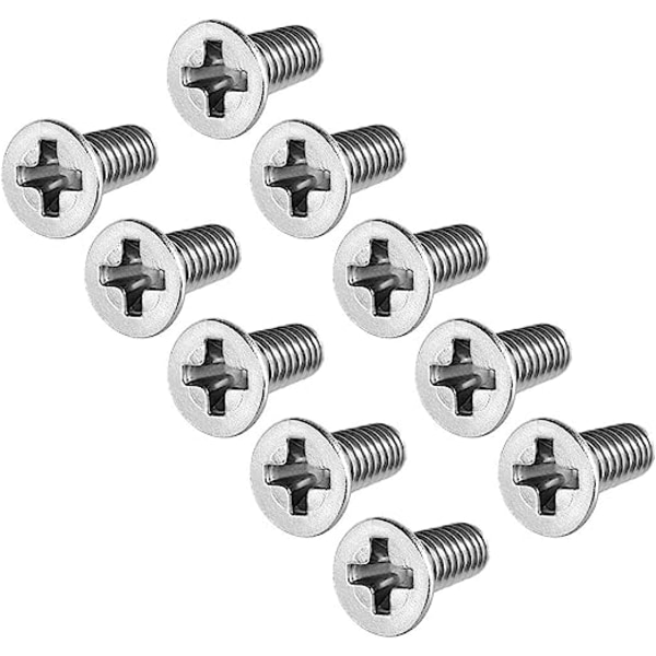 M3x8mm Päältä Tasainen Koneenruuvit, Phillips Ristiura, 304 Ruostumaton Teräs M3*8mm (10 pieces)