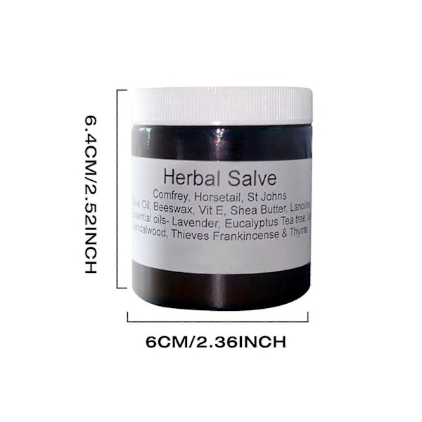Herbal Salve Fuktar Torr Hud För Avkoppling Och Njutbar Användning 114ml