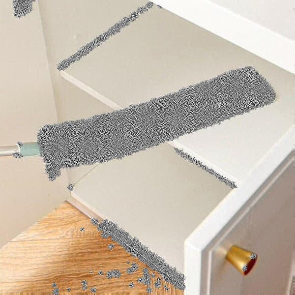 Sengekant støvbørste Langskaftet moppe Genanvendelig mikrofiber støvsamler Fejebørste