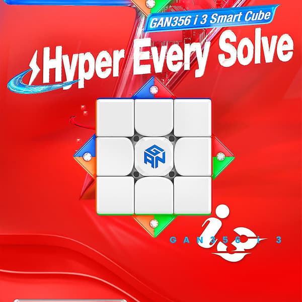 Gan356 3x3x3 Magnetisk Magic Cube Stickerless 356 Cubes 3x3