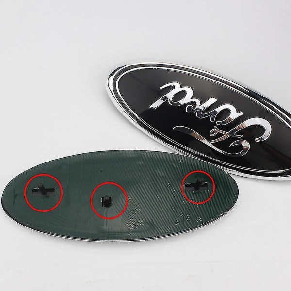 2 st bilemblem märke för Ford F150 oval dekalmärke fram R