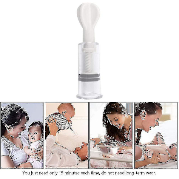 Nippelkorrigerare Twist Nippel Sug Nippelkoppar Platt och Invända Nippel Pullers Nippel Aspirator för Mamma Amning Vård Kvinnlig Platt Blyg och Invända Bröstvårtor
