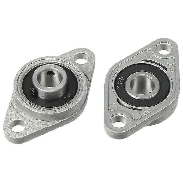 Kfl08 putelager, 8 mm boring, sinklegering, rombisk flens, for CNC
