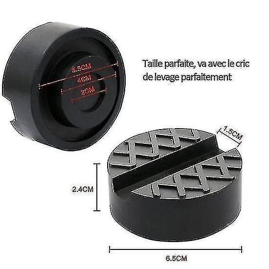 Pakke med 2 gummiklodser buffer hydraulisk donkraft auto pude Ca