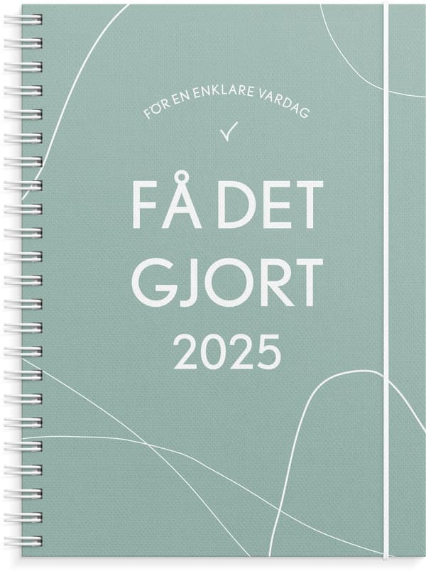 Kalender 2025 Get it done grøn