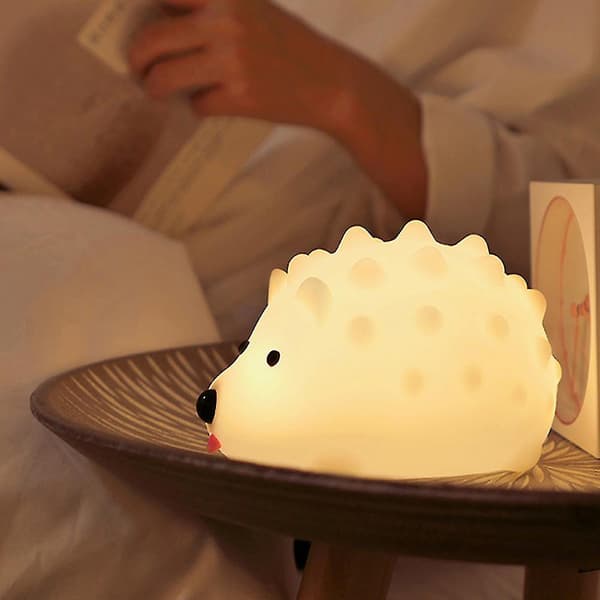 Piggsvin Nattlys Søt Piggsvin USB Nattlys