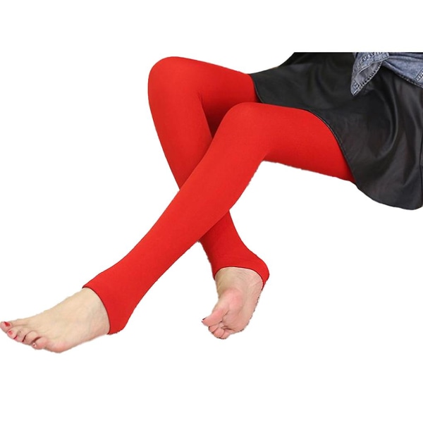 Kvinne Termiske Leggings Elastiske Komfortable Bukser Slim Skinny Pants