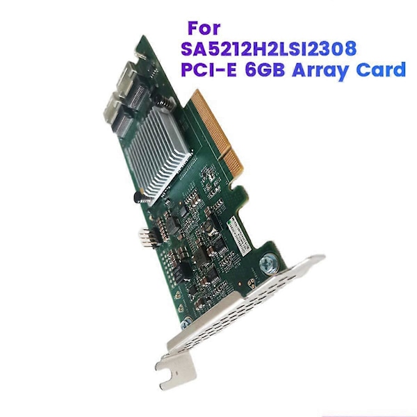 Adapterikortti Wave SA5212H2 LSI2308 PCI-E 6GB -sarjakortille, ei välimuistia, ei akkua, kiintolevykortti