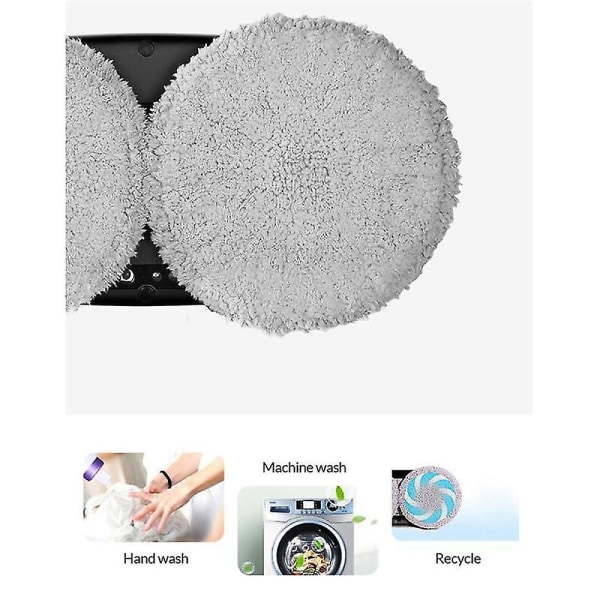 10 stk Vinduerens Rengjøringsputer for Xiaomi Mijia Hutt Ddc55 Ddc51
