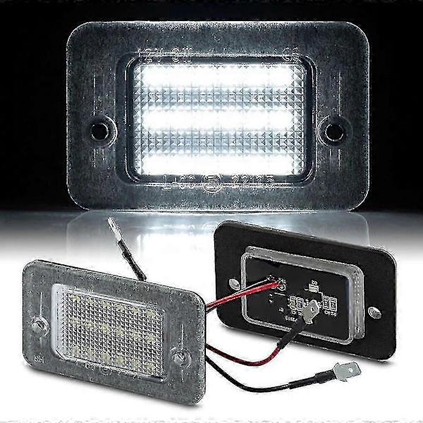 2 stk. til Land Rover Discovery 1 1994-1999 Discovery 2 1999-2004 Høj Lysstyrke LED Nummerpladelys Nummerpladelampe
