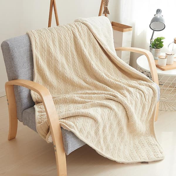 Sofföverdrag - 120*180cm, beige - Mjukt - För soffa, stol