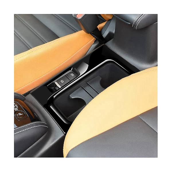 Bil Lys Svart Midtkonsoll Vannbeholder Deksel Trim Dekal for Kicks E-power 2