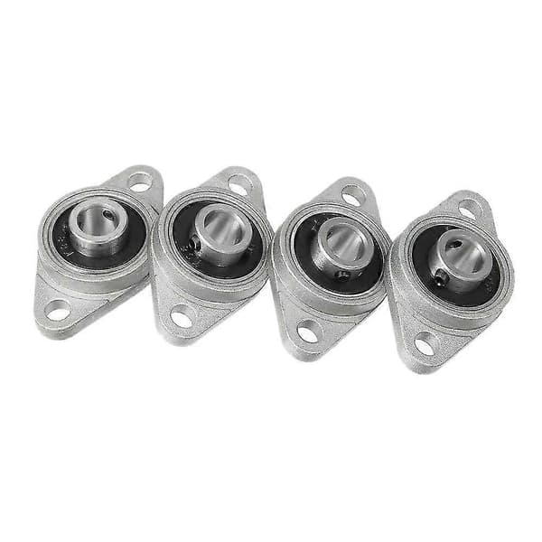 4 st Kfl08 Lagerbock 8 mm Borrdiameter Zinklegering Romboedrisk Flänslager För Cnc