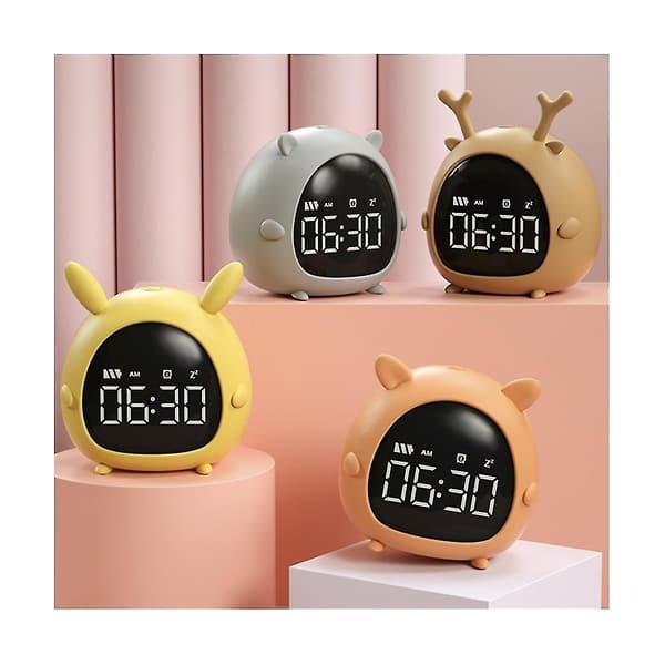 Studerende Vækkeur Usb Opladning Stemmestyring Desktop Digital Led Ur Mini Elektronisk Børn A