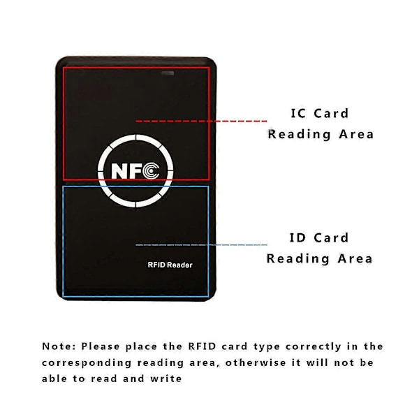 IC/ID RFID Læser Kopi 125khz/13.56Mhz Kort RFID Kopimaskine Cracking IC Krypteringskort Driverløs Læser