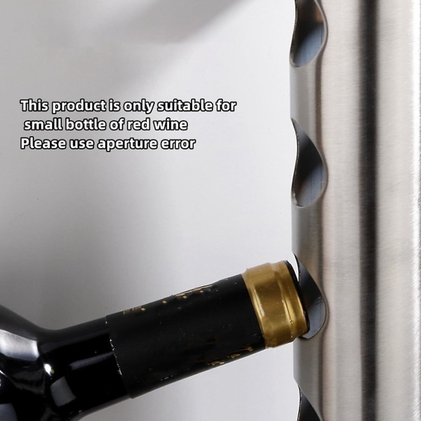 Højkvalitets vinflaskeholdere rustfrit stål vinstativ Bar Husholdningsopbevaring Køkkenholder 8